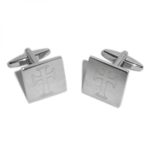 Stylised Crucifix Christian Cufflinks | Ashton and Finch