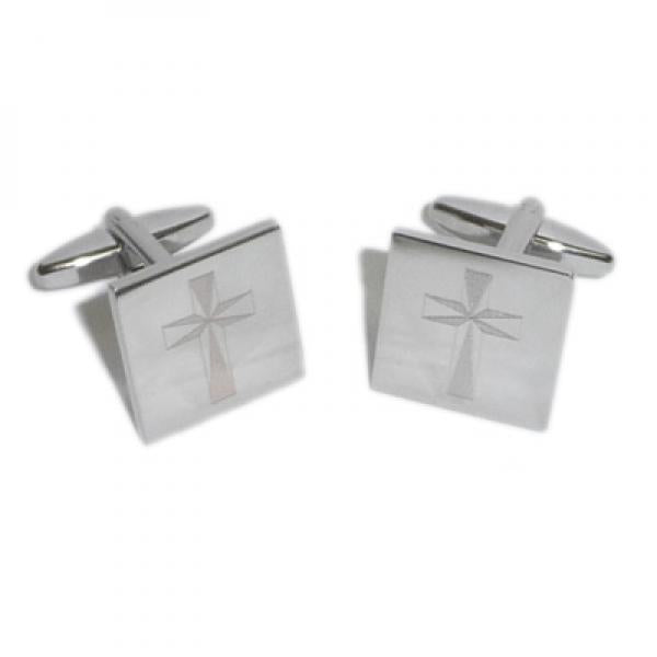 Shadowed Design Christian Cross Cufflinks | Ashton and Finch