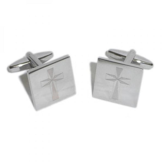 Shadowed Design Christian Cross Cufflinks | Ashton and Finch