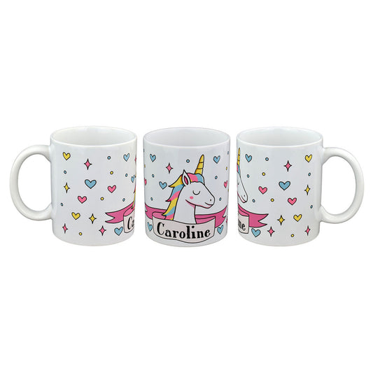Personalised Unicorn Mug – Fun Rainbow Coffee Cup | Ashton and Finch