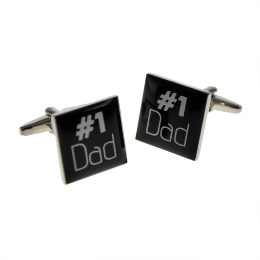 Hashtag Number One Dad Cufflinks | Ashton and Finch