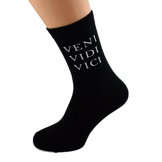 Veni Vidi Vici Latin Mens Socks| Ashton and Finch