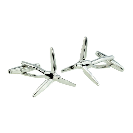 Wind Turbine Design Cufflinks | Ashton and Finch