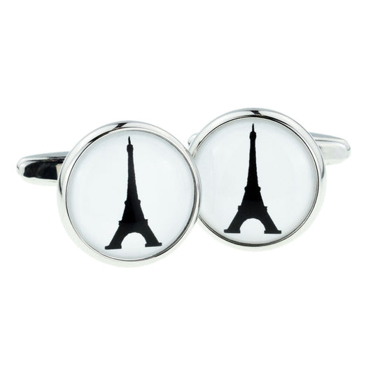 Eiffel Tower Silhoutte Cufflinks | Ashton and Finch