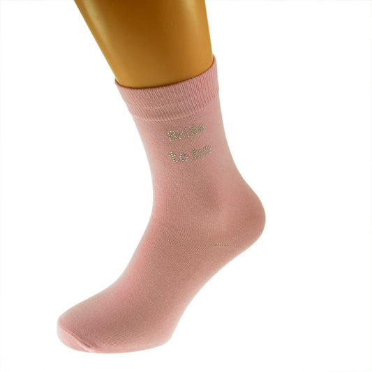 Pink Diamante Hen Socks Bride To Be| Ashton and Finch