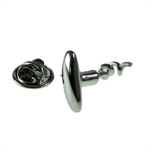 Corkscrew Design Lapel Pin Badge