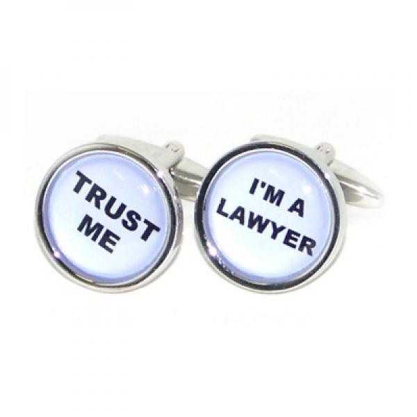 Trust me I'm a Lawyer Cufflinks | Ashton and Finch