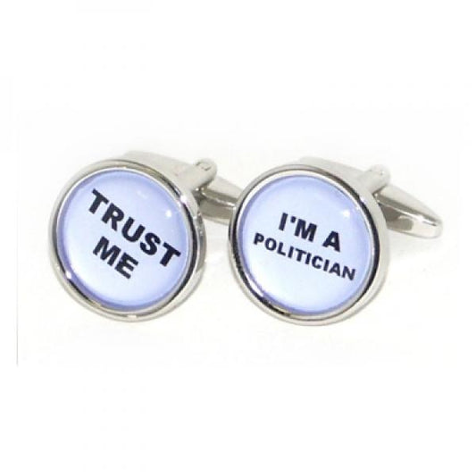 Trust me I'm a Politician Cufflinks | Ashton and Finch