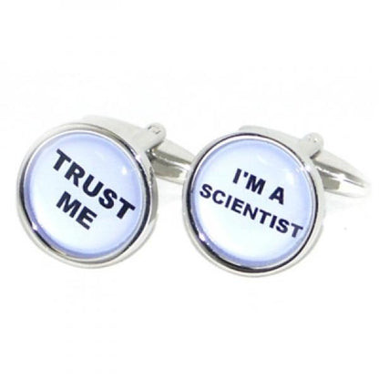 Trust me I'm a Scientist Cufflinks | Ashton and Finch