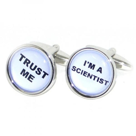 Trust me I'm a Scientist Cufflinks | Ashton and Finch
