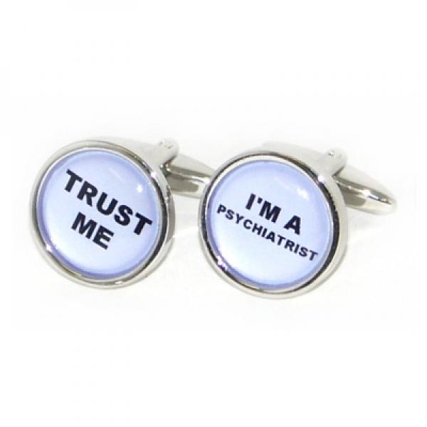 Trust me I'm a Psychiatrist Cufflinks | Ashton and Finch