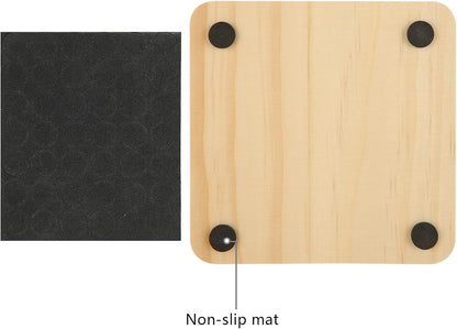 Tennis Coaster – “I’d Rather Be Playing Tennis” Engraved Wooden Gift