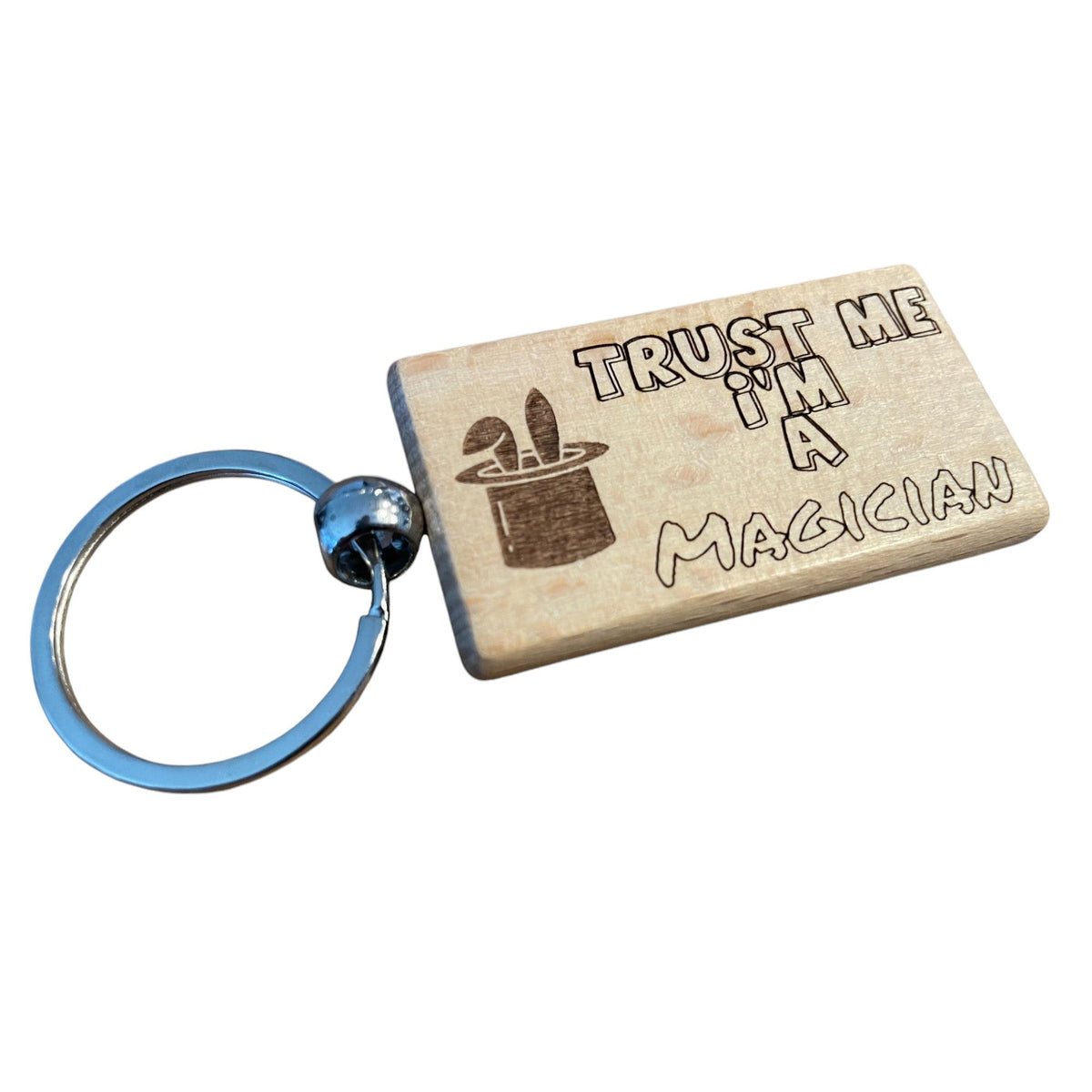 Trust Me, I'm a Magician Keyring Gift  | Ashton and Finch
