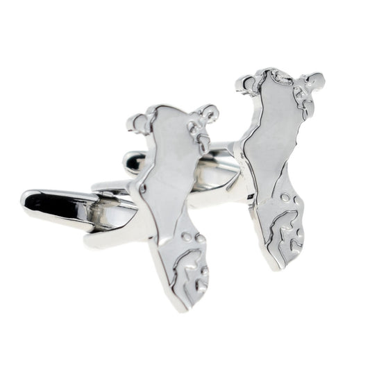 Bahrain Outline Map Cufflinks | Ashton and Finch