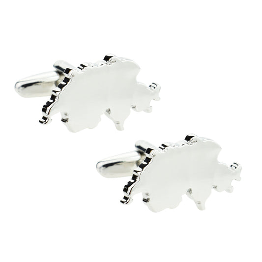 Switzerland Outline Map Cufflinks | Ashton and Finch