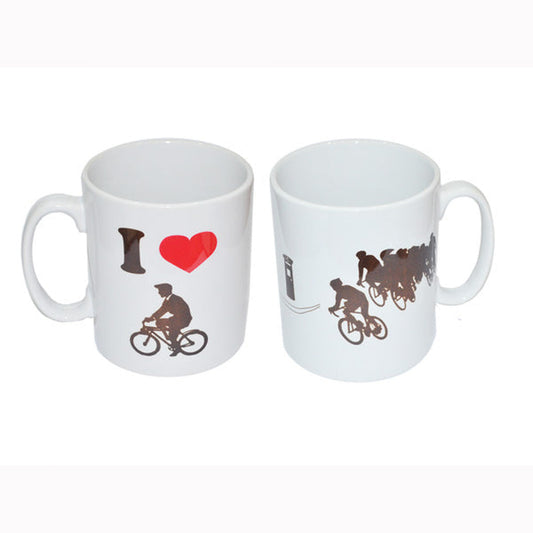 Cycling Mug – I Love Cycling Full Wrap Coffee Cup | Ashton and Finch