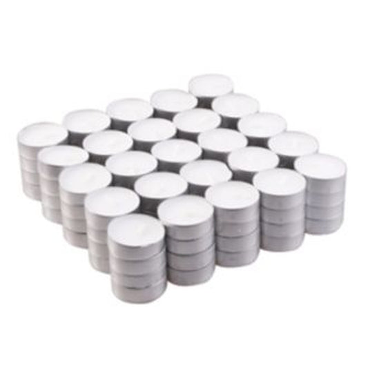 Unscented Tealight Candles 4 Hour Burn Pack of 100