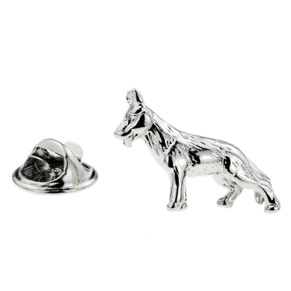 Alsatian German Shepherd Dog Lapel Pin Badge