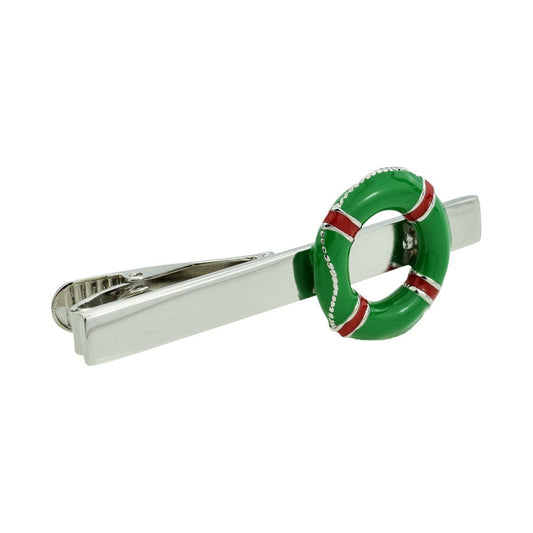Green Lifebuoy / Life Belt Ring Tie Clip  | Ashton and Finch
