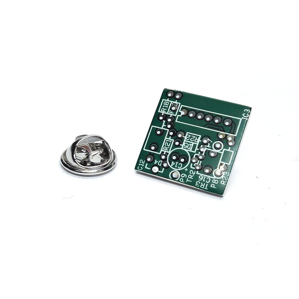 Circuit Board Style Lapel Pin Badge