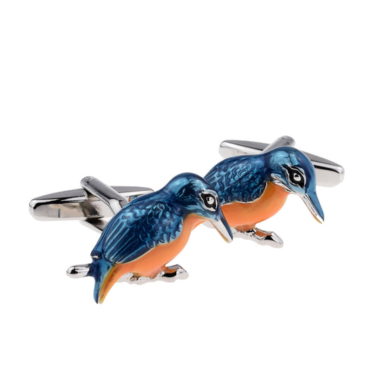 Kingfisher Bird Cufflinks | Ashton and Finch