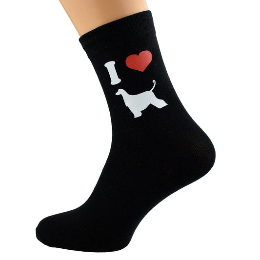 I Love Afghans Mens Black Socks| Ashton and Finch