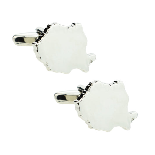 Romania Outline Map Cufflinks | Ashton and Finch