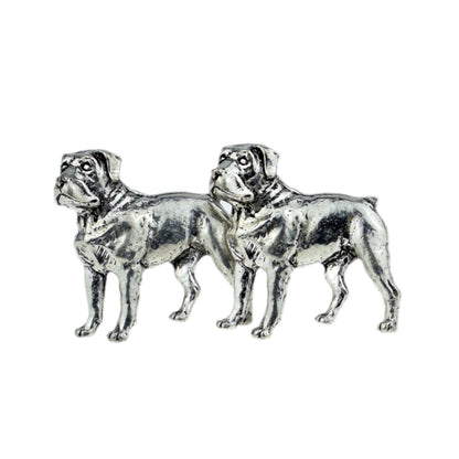 English Made Rottweiler Dog Pewter Cufflinks | Ashton and Finch