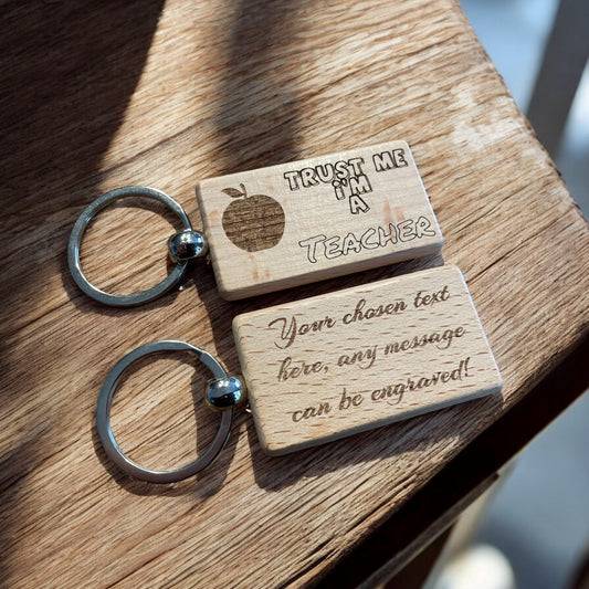 Personalised Teacher Keyring Gift  | Ashton and Finch