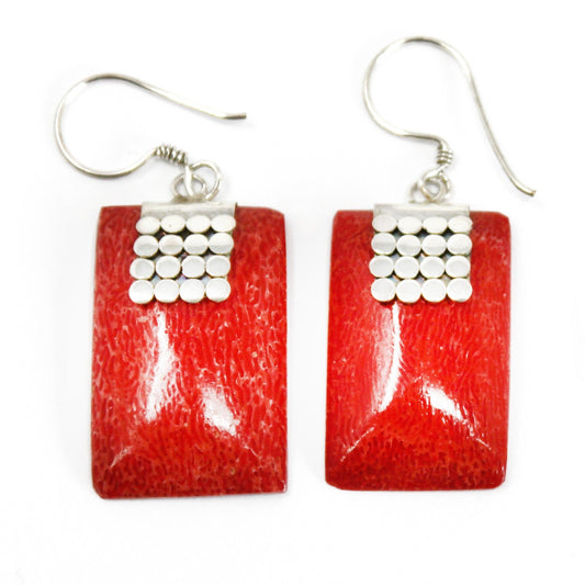 925 Silver SQ Mini Disc Earrings