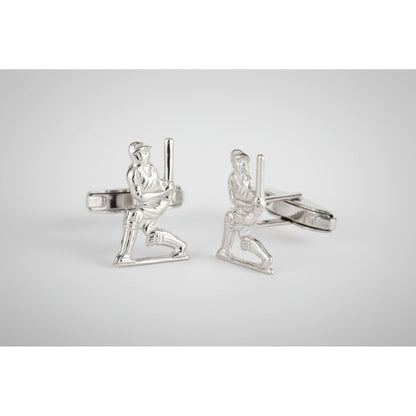 Sterling Silver Cricket Cufflinks - Ashton and Finch