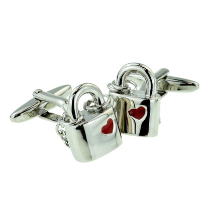 Locked in Love Padlocks Cufflinks | Ashton and Finch