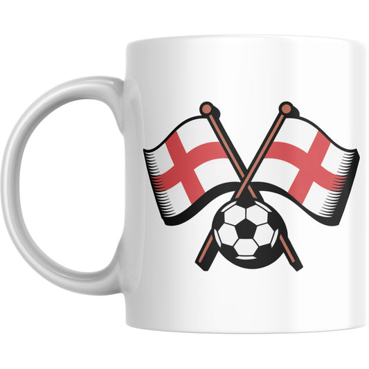 England Football Flag Mug – St George’s Cross Coffee Cup