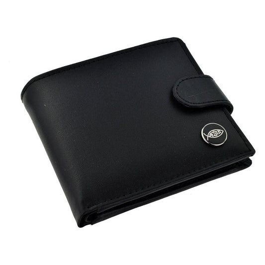 Ichthus Jesus Design Leather Wallet  | Ashton and Finch