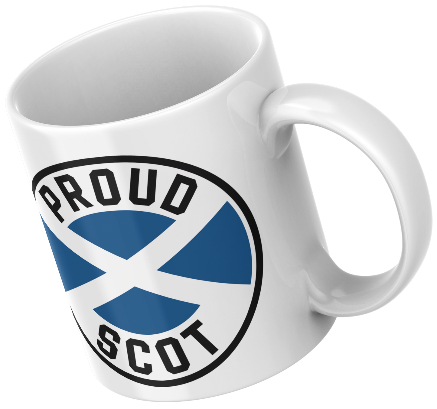 Scottish Flag Mug – Classic Saltire Coffee Cup | Proud Scot Ceramic Mug
