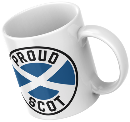 Scottish Flag Mug – Classic Saltire Coffee Cup | Proud Scot Ceramic Mug