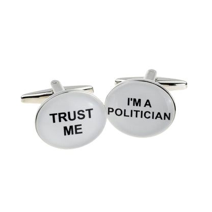Trust me I am a Politician Cufflinks | Ashton and Finch