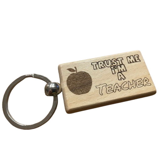 Trust Me, I'm a Teacher Keyring Gift  | Ashton and Finch