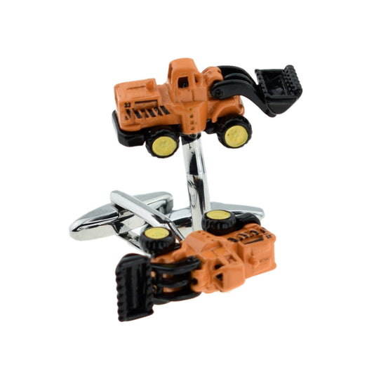 Tractor Excavator Loader Digger Cufflinks | Ashton and Finch