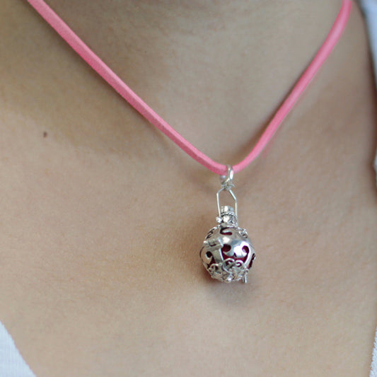16mm Silver Seduction Angel Bell Necklace