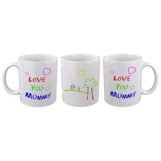 Love You Mummy Mug – Kids Drawing Coffee Cup | Ashton and Finch