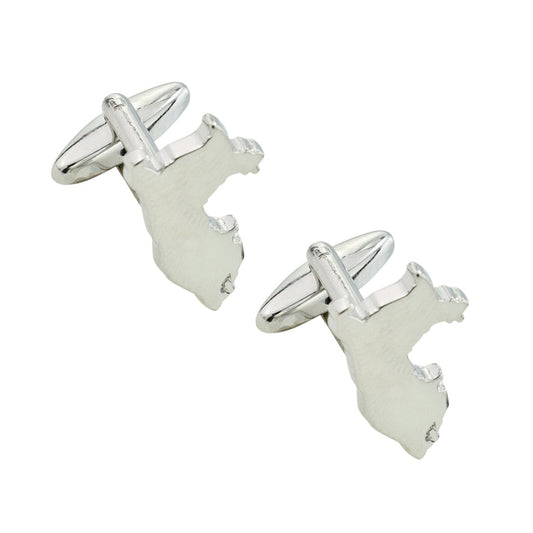 Peru Outline Map Cufflinks | Ashton and Finch