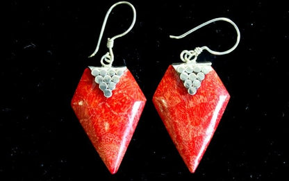 925 Silver Grapes Earrings