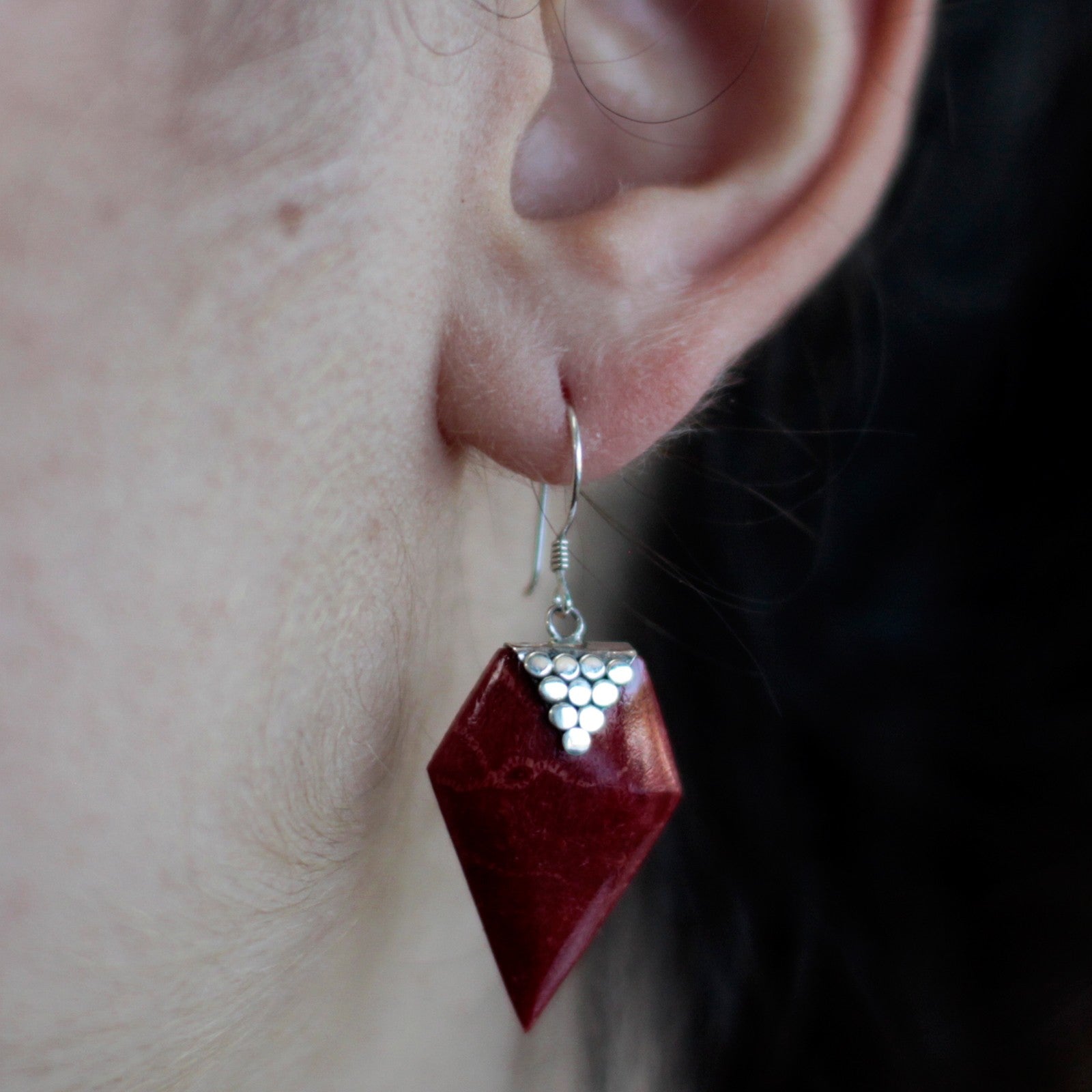 925 Silver Grapes Earrings