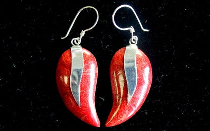 925 Silver Mango Earrings