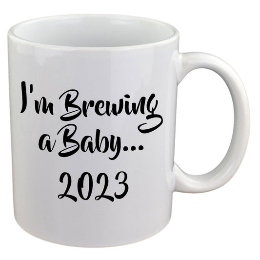 Pregnancy Mug – I’m Brewing a Baby Ceramic Cup | Ashton and Finch
