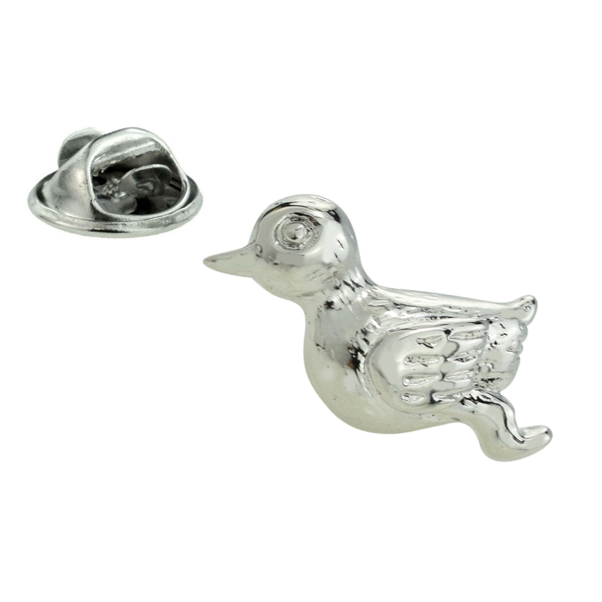 Flying Duck Bird Lapel Pin Badge