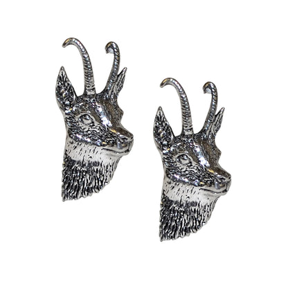 English Made Goats Head Pewter Cufflinks | Ashton and Finch