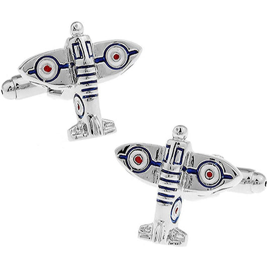 Spitfire Fighter Aeroplane Cufflinks  | Ashton and Finch