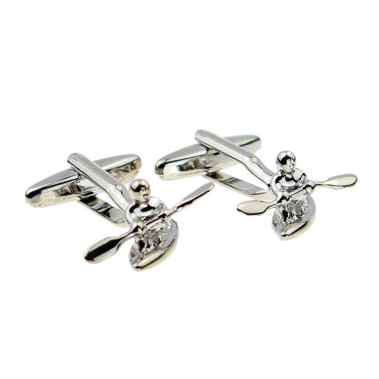 Canoe Kayak boat Cufflinks | Ashton and Finch